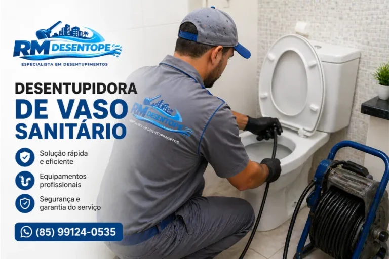 Desentupir Vaso Sanitário em Fortaleza – CE