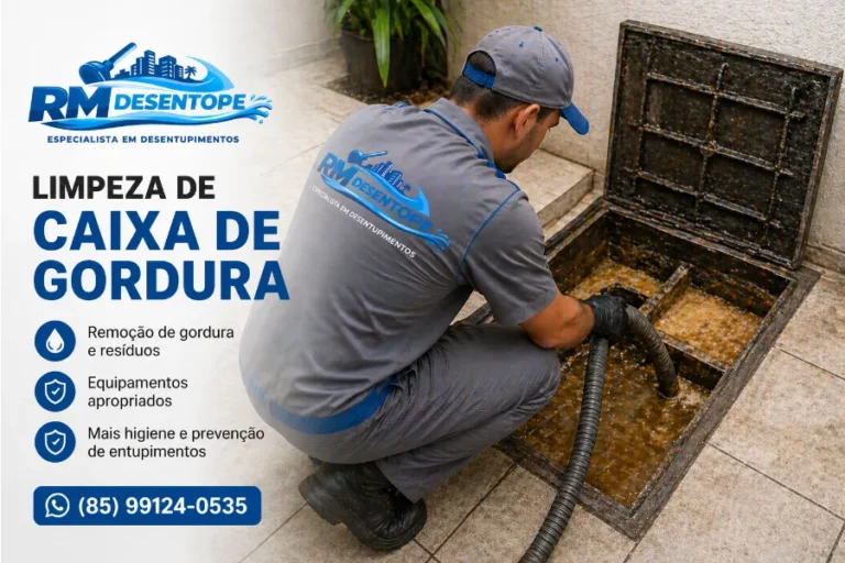 Limpeza de Caixa de Gordura em Fortaleza – CE